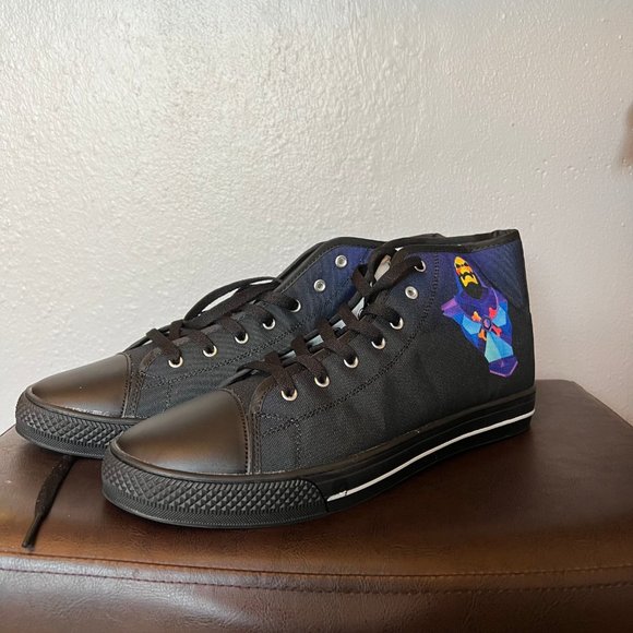 Skeletor He-Man Converse style High Tops - Picture 2 of 4